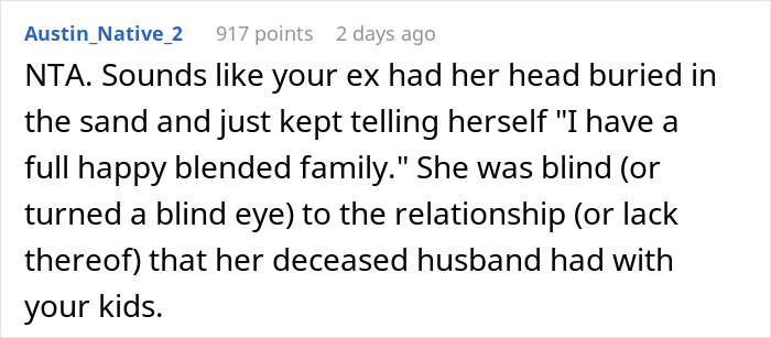 Mom Is Disgusted With Kids&rsquo; Lack Of Grief Over Their Late Stepfather, Their Real Dad Steps In To Bring Her Back To Earth