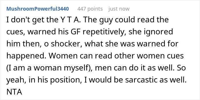 Guy Tells His Girlfriend "I Told You So" After Her Male Friend Tried To Hit On Her, Asks If He Was A Jerk