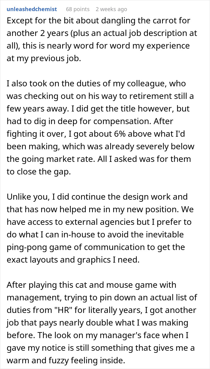 Woman Stops Doing Anything Outside Her Job Description After Boss Refuses To Promote Her, Boss Accuses Her Of Sabotaging The Team