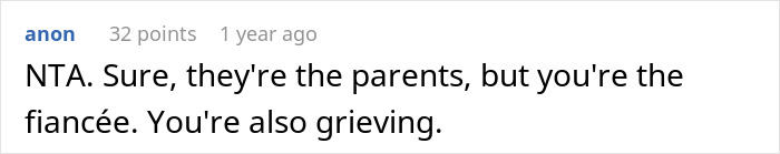 "[Am I The Jerk] For Ignoring What My Fianc&eacute;e's Parents Wanted And Wore My Wedding Dress To Her Funeral?"