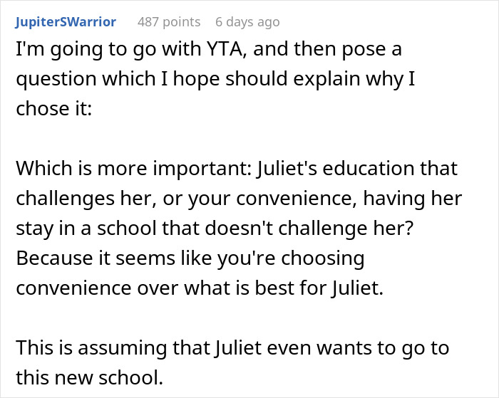 Mom Refuses To Drive Her Gifted Daughter To College-Level School, Ignores Every Option To Make It Possible