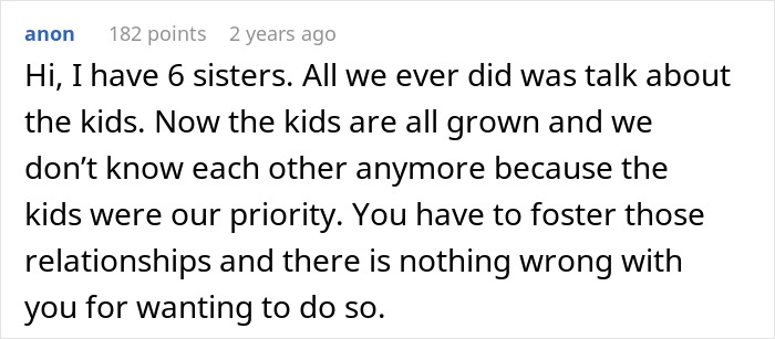 Family Tells Woman That &ldquo;It&rsquo;s Time To &lsquo;Grow Up&rsquo; And Accept That It&rsquo;ll Never Just Be The Sisters Again&rdquo; After She Refuses To Come Over For Easter