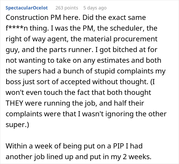"In A Meeting, I Told My Boss My Workload Was Too Large, He Responded By Adding More Workload, I Resigned As He Said That" "In A Meeting, I Told My Boss My Workload Was Too Large, He Responded By Adding More Workload, I Resigned As He Said That"