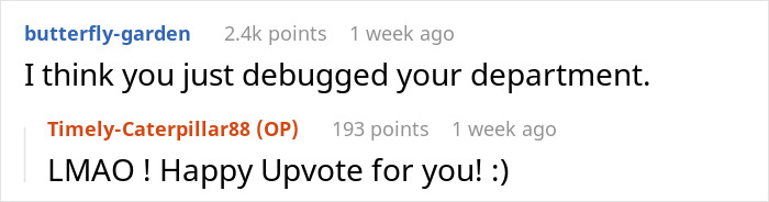 Coworker&rsquo;s Comments About This Person&rsquo;s Work Backfire After They Report Him To HR And Get Him Fired