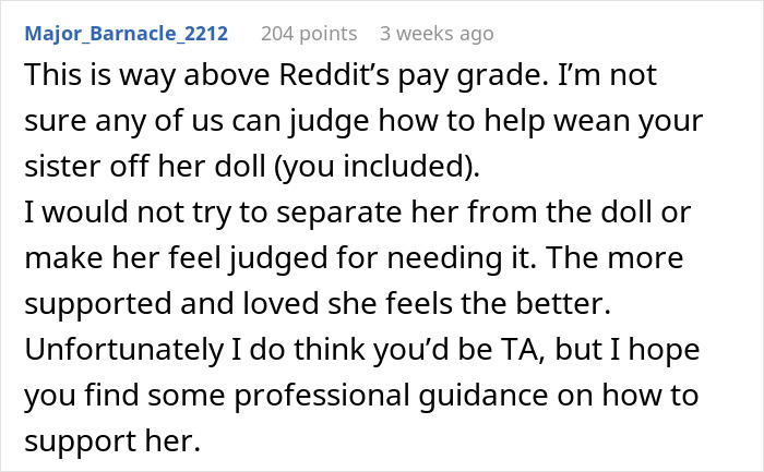 Woman Thinks Her Sister Is Coping With The Loss Of Her Baby In A Creepy And Unhealthy Way, Asks If She Would Be A Jerk To Break It To Her