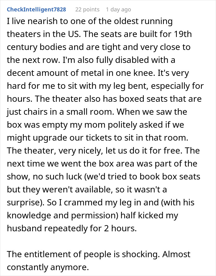 &ldquo;She Flat-Out Refuses To Move&rdquo;: Entitled Woman Ignores Theater Policy, Ends Up Learning Lesson The Embarrassing Way