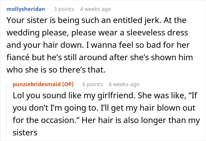 Woman Wants To Drop Out As Bridesmaid At Sister's Wedding After Her Ridiculous Hairstyle Request