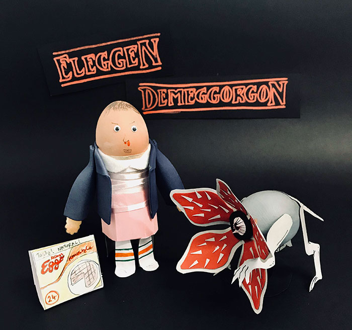 My Egg In This Year's Family Egg Decorating Competition. Happy Easter