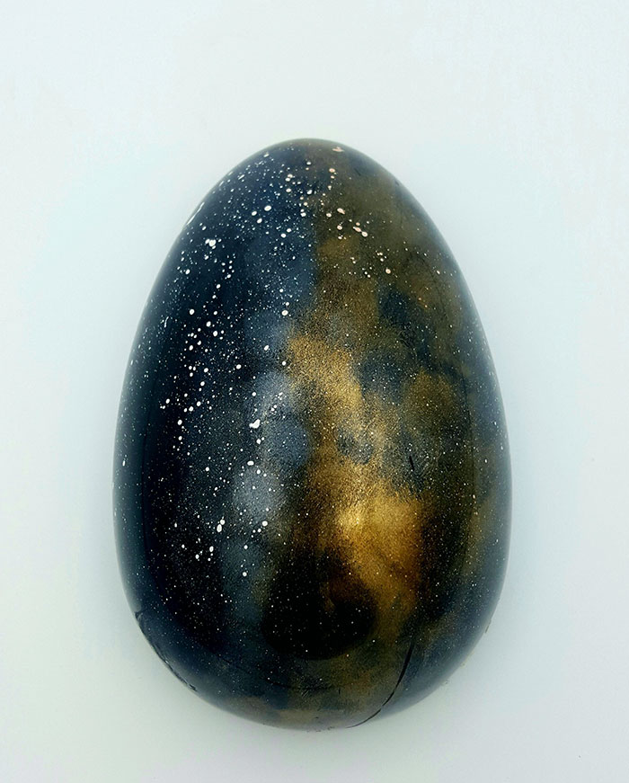 I Made Chocolate Easter Egg. It's A Hollow Shell, But I'll Probably Fill Them With Truffles, Enrobed Confit Orange Strips, And Mini Eggs