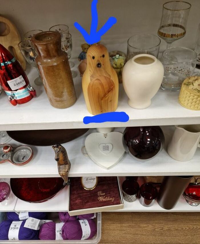 Wooden Ghost Thing, Yours For £1 Sue Ryder, Leeds