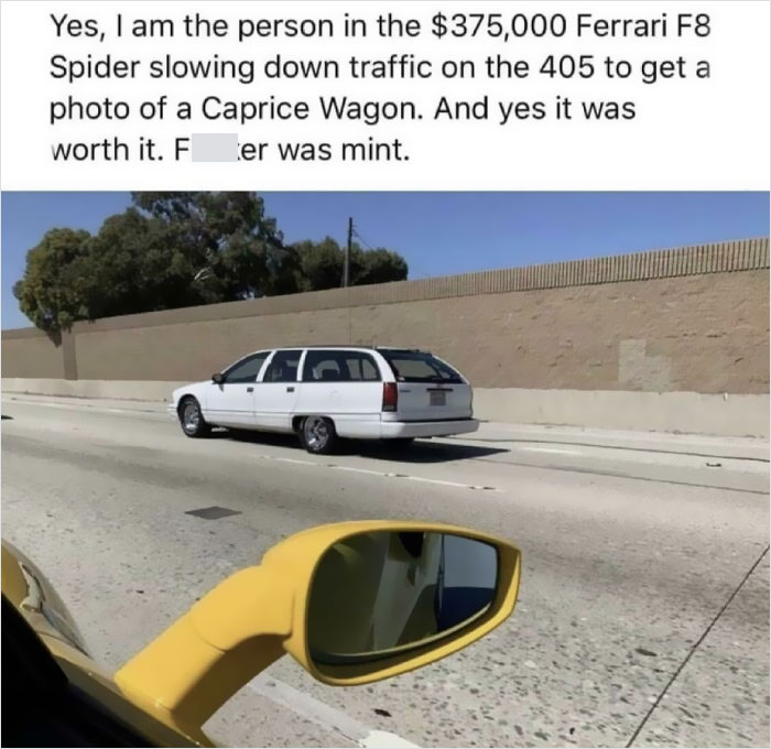 This Old Car Is Cool, But Not As Cool As The One I’m In. It Costs A Lot Of Money In Case You Didn’t Know