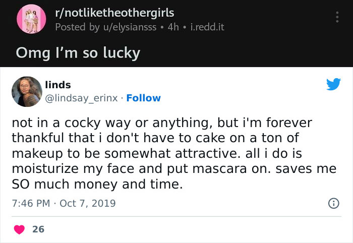 So Pretty And Not Even Trying