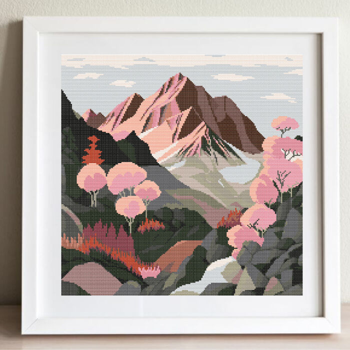 Landscape In Cross-Stitch Patterns (10 Pics)