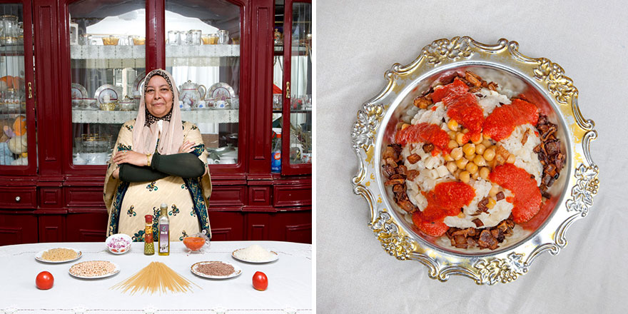 Fifi, 62, Egypt: Kuoshry (Pasta, Rice And Legumes Pie)