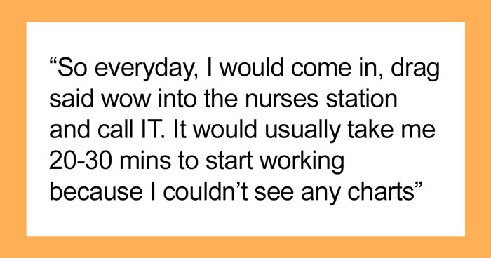 Nurse Takes Heat From Boss For Her Malfunctioning Workstation, Dumps It In Her Office To Get Her Off Her Back