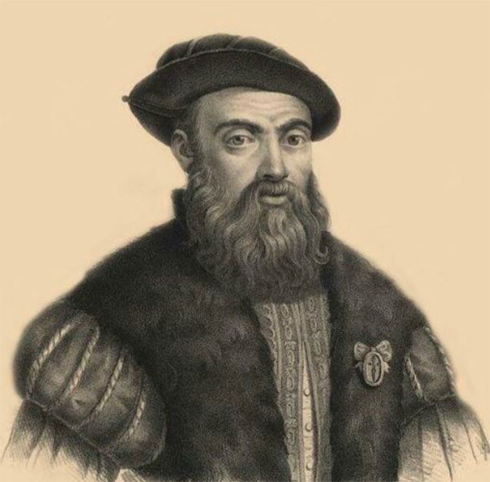 brown and black Francisco Serrão portrait