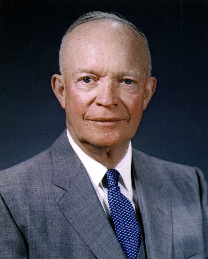 Picture of Dwight D. Eisenhower smiling