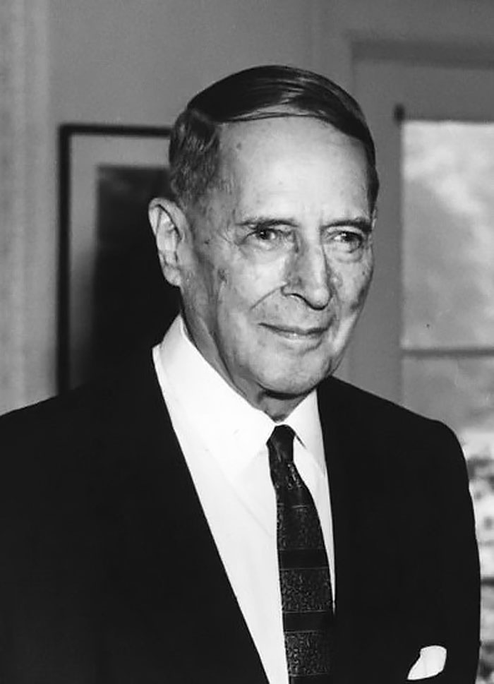 Picture of General Douglas MacArthur smiling