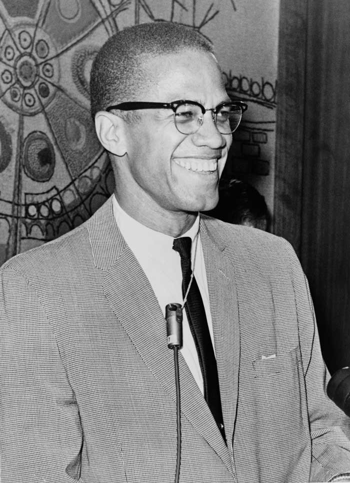 Picture of Malcolm X smiling