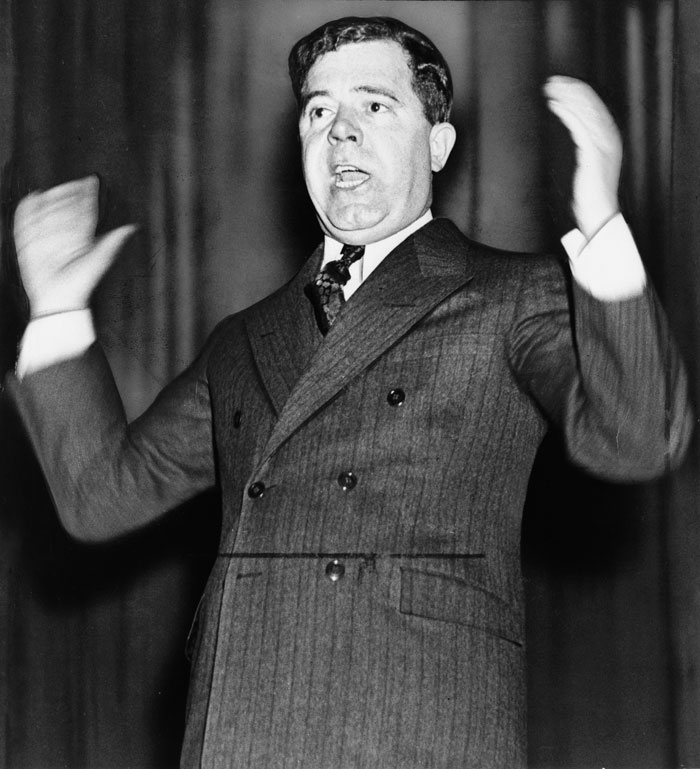 Picture of Huey P. Long talking
