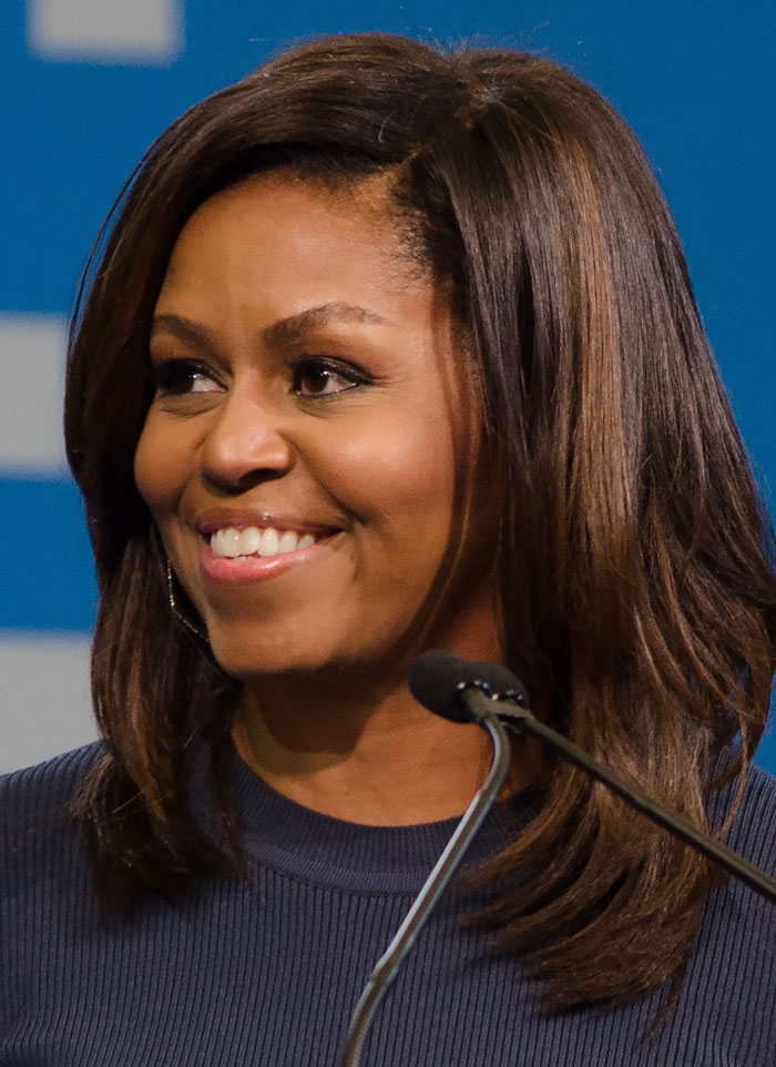 Picture of Michelle Obama smiling
