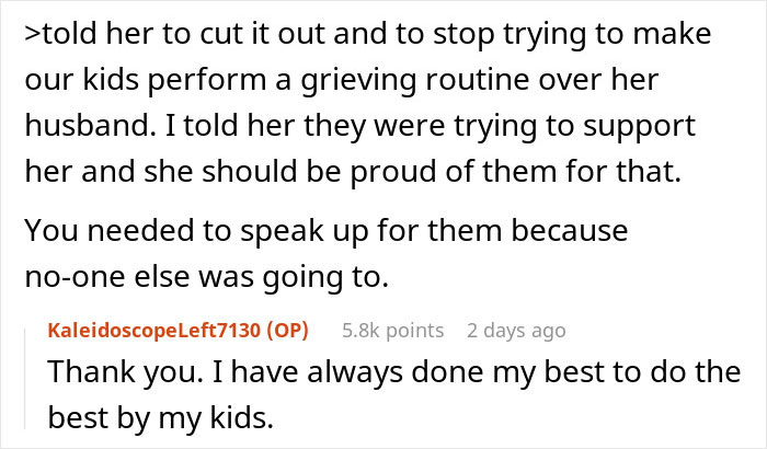 Mom Is Disgusted With Kids&rsquo; Lack Of Grief Over Their Late Stepfather, Their Real Dad Steps In To Bring Her Back To Earth