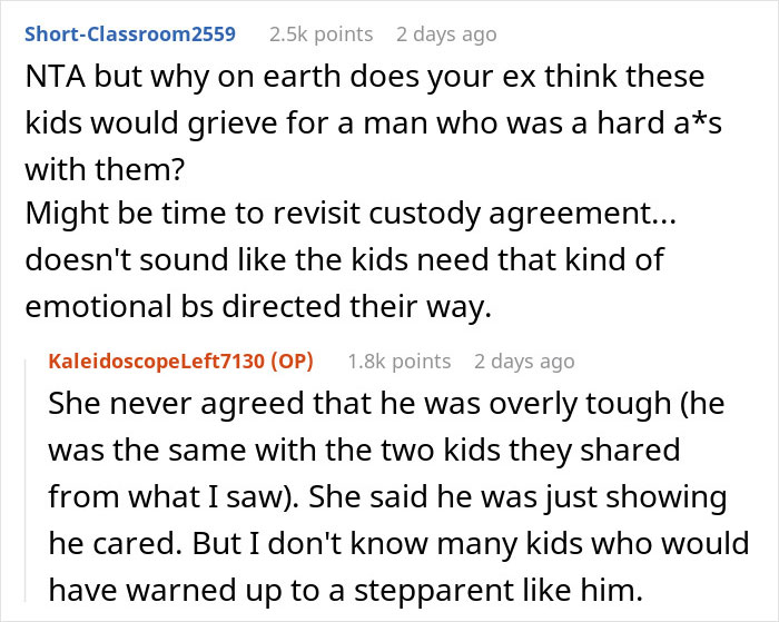 Mom Is Disgusted With Kids&rsquo; Lack Of Grief Over Their Late Stepfather, Their Real Dad Steps In To Bring Her Back To Earth