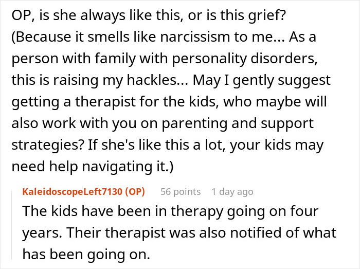 Mom Is Disgusted With Kids&rsquo; Lack Of Grief Over Their Late Stepfather, Their Real Dad Steps In To Bring Her Back To Earth