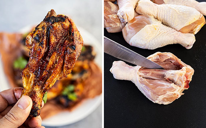 Butterflied Chicken Drumsticks, A Cheaper Alternative To Wings, Cooks Faster Than Typical Drumsticks, Much More Texture And Flavor