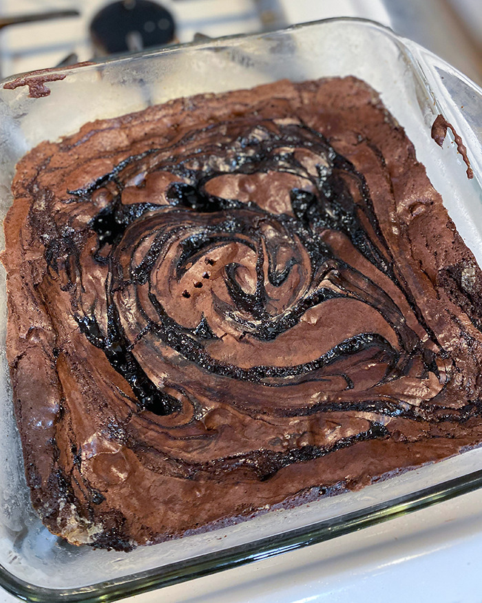 Make Boxed Brownies Extra Special By Adding Salted Butter To Pan Before Pouring In Batter, It Makes The Brownies Crisp Up And Taste Salty Sweet