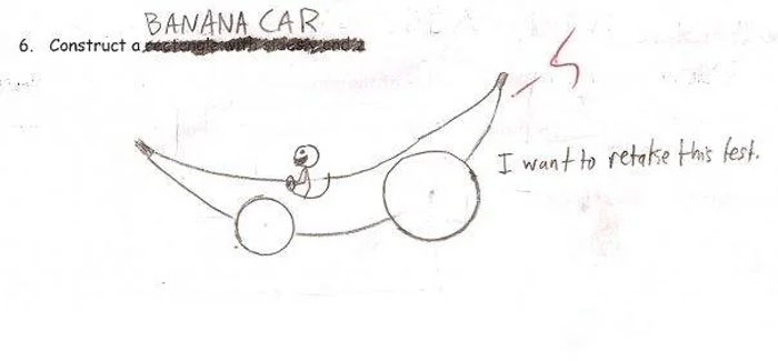 At Least He/She Wants To Retake The Test