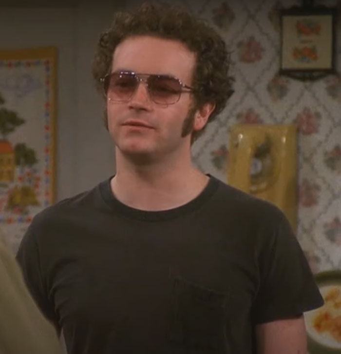 Steven Hyde wearing sunglasses 