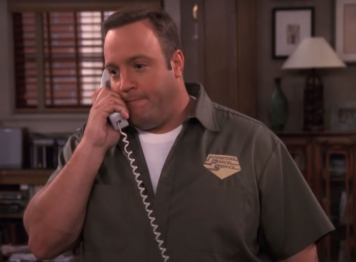 Doug Heffernan talking in a phone 