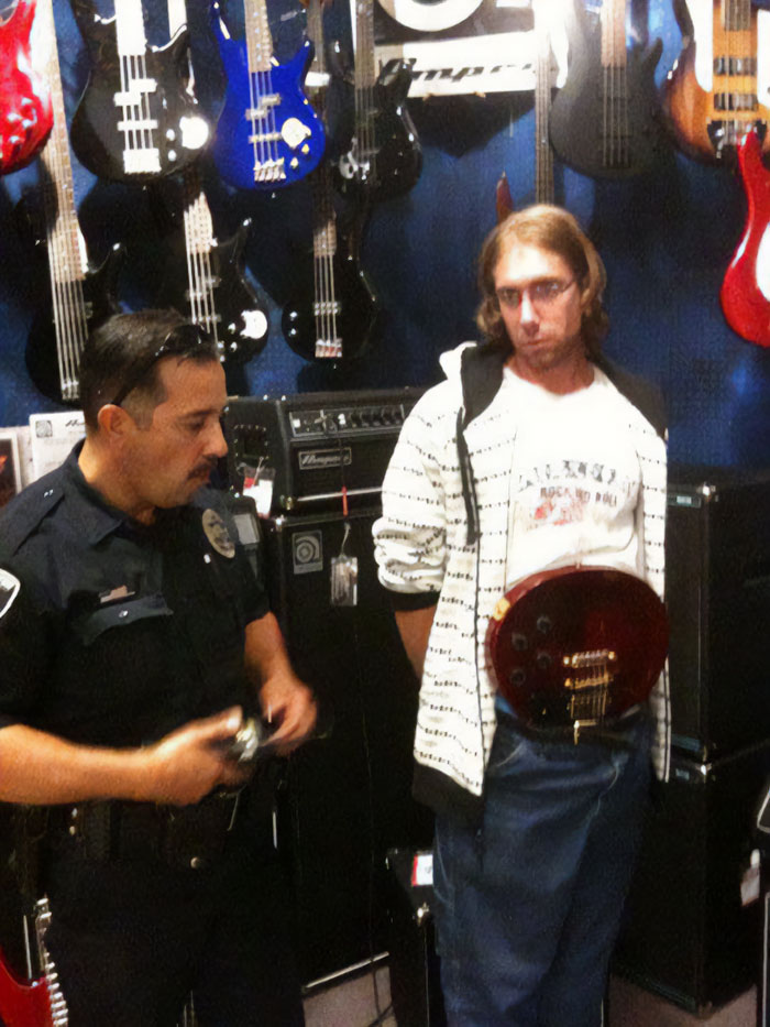 I Know I'm Under Arrest Officer But Could You Help Me Adjust This..... The G String Is Really Riding Up