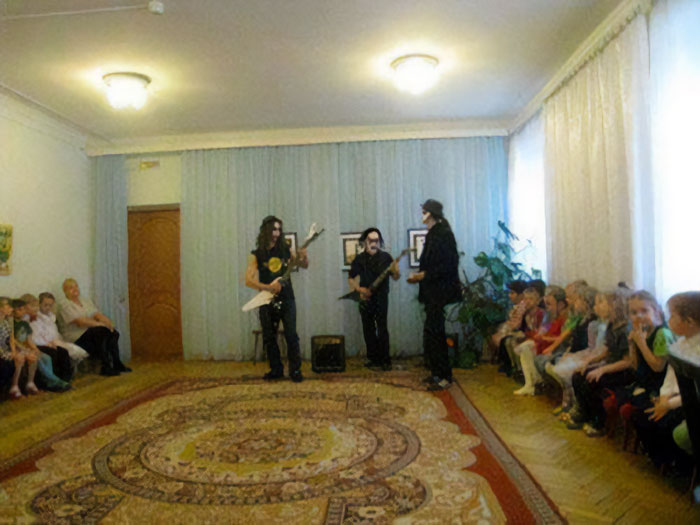 This Next Song Is A Cover, It's Called "Entrails Ripped From A Virgin's C*nt".... Sing Along If You Know It Kids