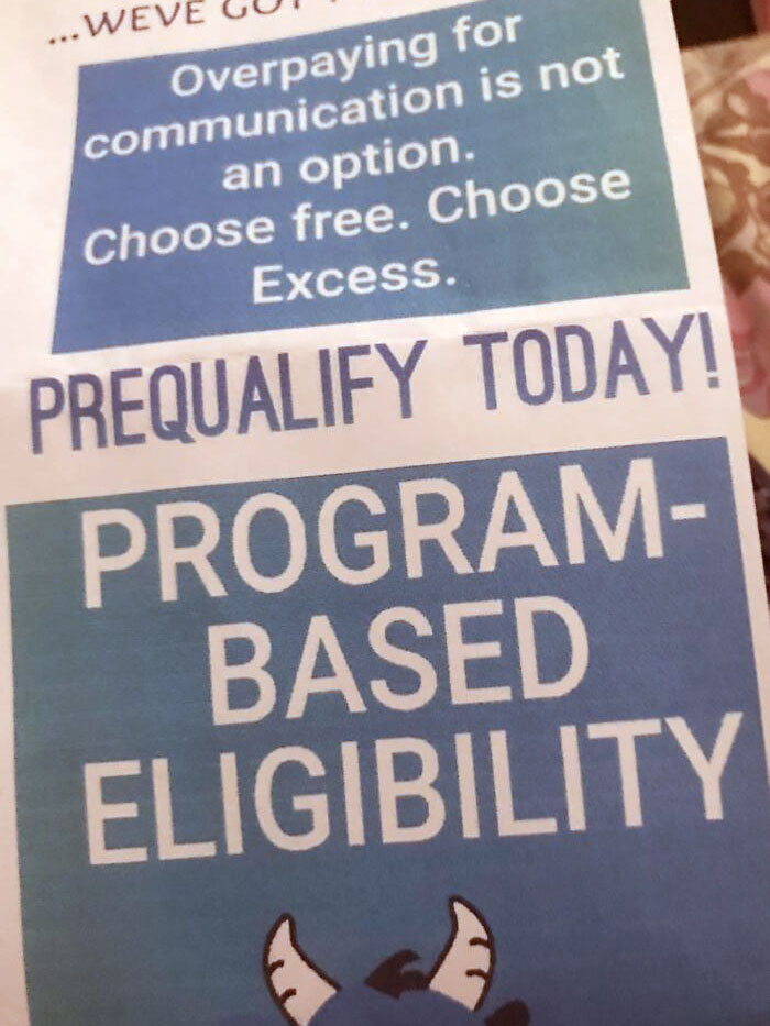 Just Found This On My Door. Not Interested In Whatever It Is. I Do Want To Know If One Can Prequalify For Something That Is Active