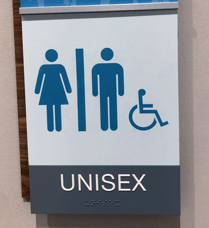 I Was In An Office Building Today And Saw This. It Made Me Think: Doesn't "Uni" Mean One? Would The Sign Be More Accurate To Say "Multi" Or Something?