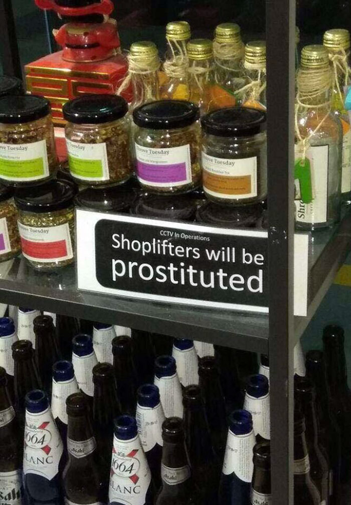 Well That Is One Way To Prevent Theft