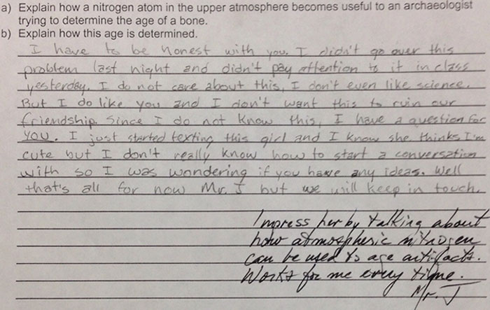 We Asked Our Biology Teacher For The Funniest Answer Someone Has Put On A Test, We Were Not Disappointed