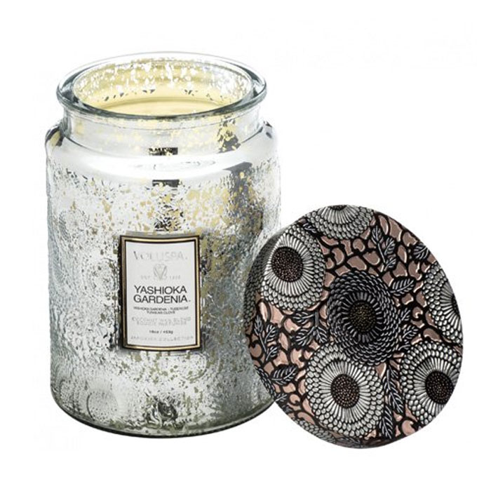 Voluspa Limited Edition Cut Glass Jar Candle