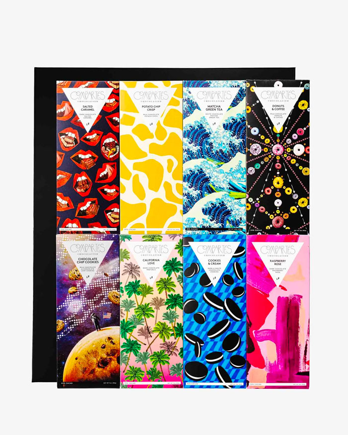 Compartes Gourmet Premium 8 Chocolate Bar Gift Set