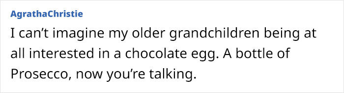 Woman Is Upset Her Mom Only Bought An Easter Egg For One Of Her Grandchildren, The Internet's Opinion Is Divided Woman Is Upset Her Mom Only Bought An Easter Egg For One Of Her Grandchildren, The Internet's Opinion Is Divided