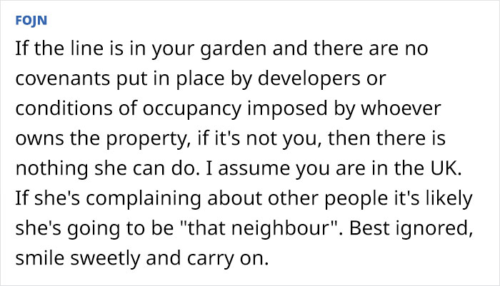 New Neighbor Causes Havoc In The Neighborhood By Complaining About Everything, From Hanging Laundry To People Cooking With Their Windows Open