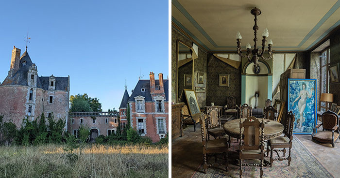 I Explored An Abandoned Chateau In Belgium With Belongings Left Behind (18 Pics)