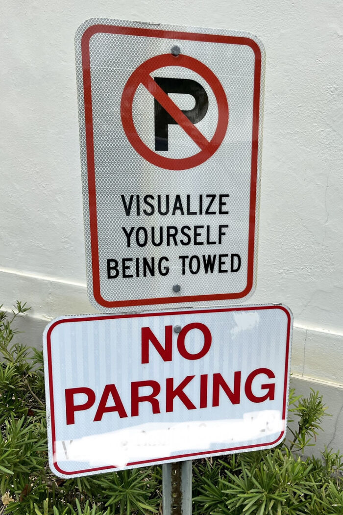 Hey Pandas, Show Me Your Funniest Street Or Parking Signs Photos