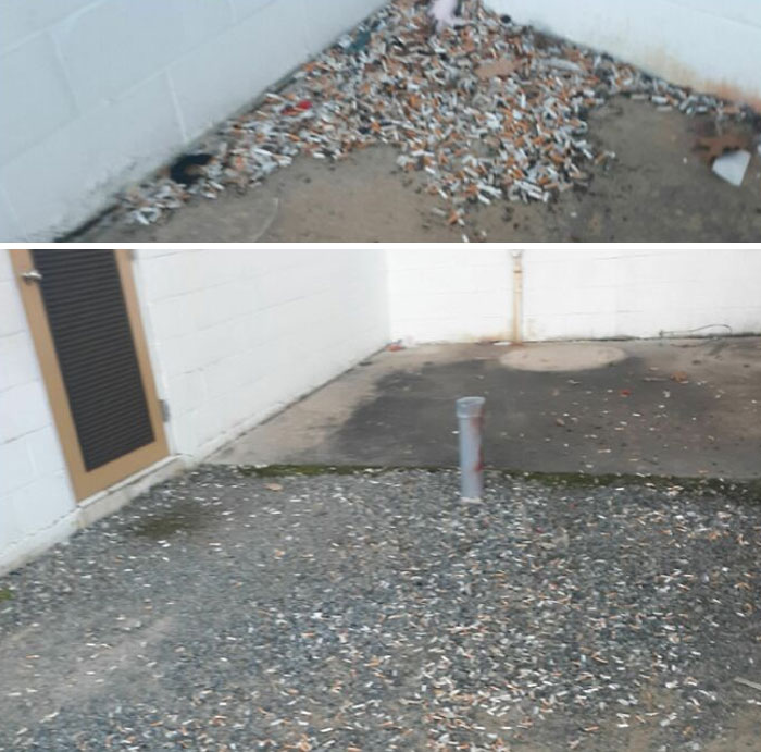 Inspired By The Other Cigarette Butt Post. I Give You My Coworkers