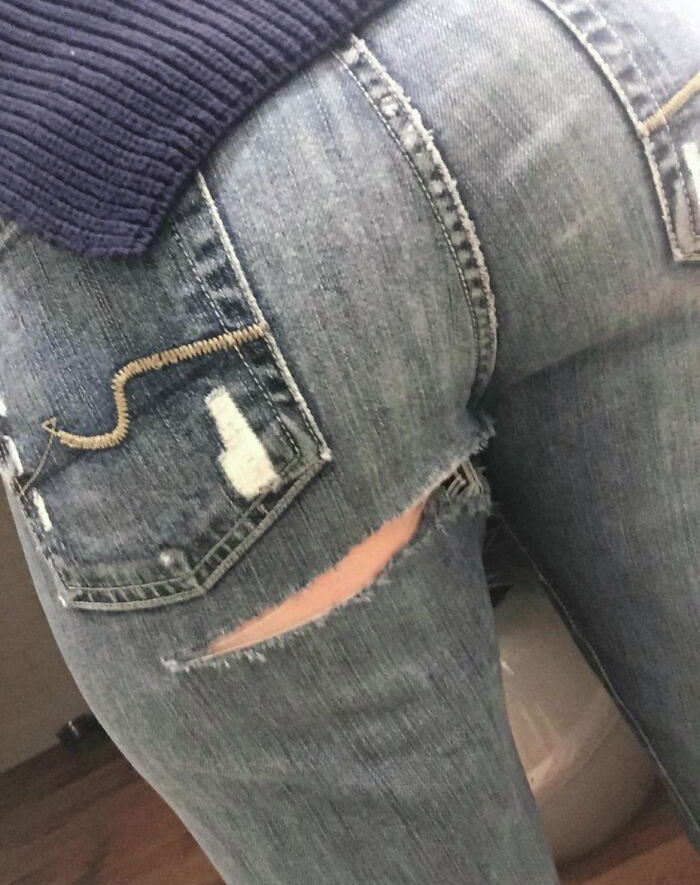 Ripped My Pants At Work. On My Birthday. My Coworkers Assured Me It Was "Not That Noticeable"