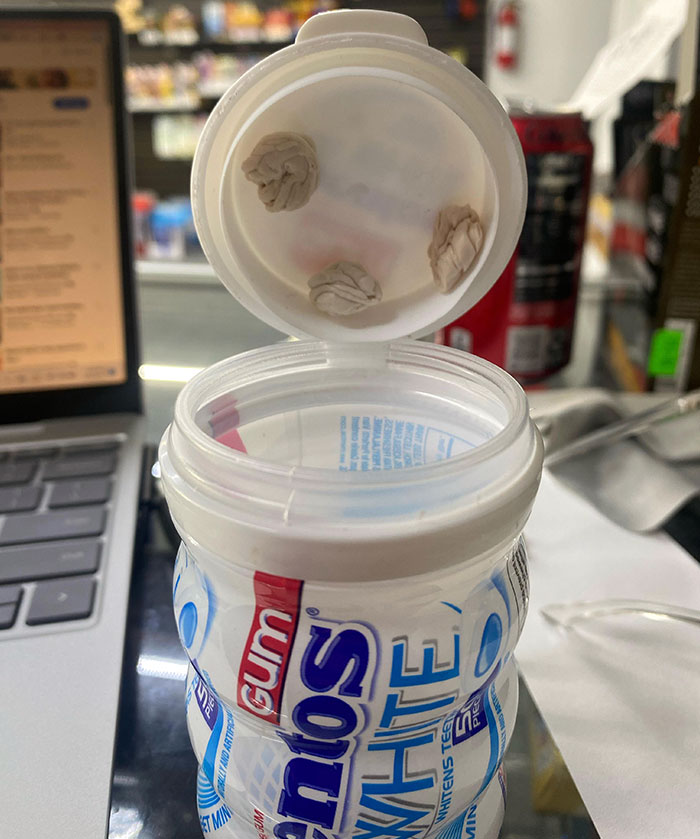 The Way My Coworker Saves Gum