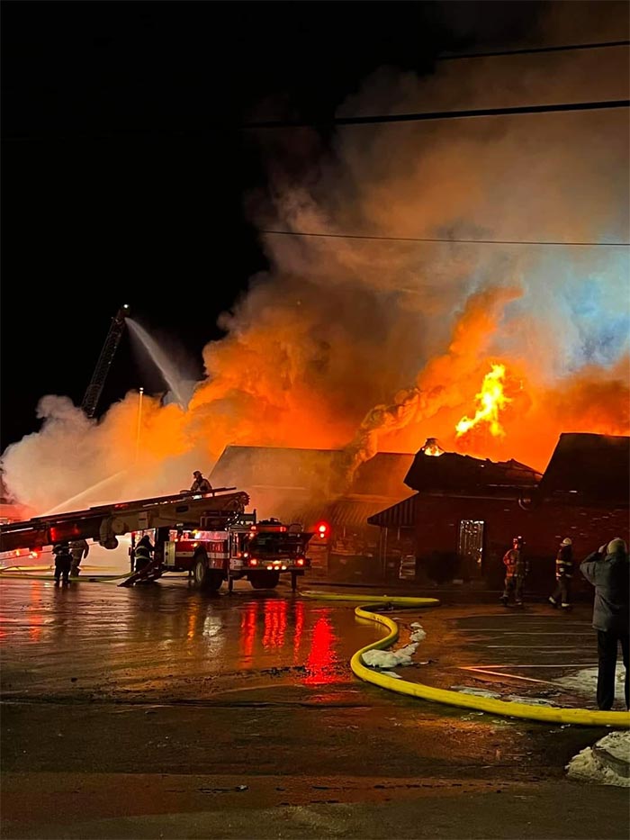 Fire Happened In My Town, Notice The "Fire Man" In The Smoke?