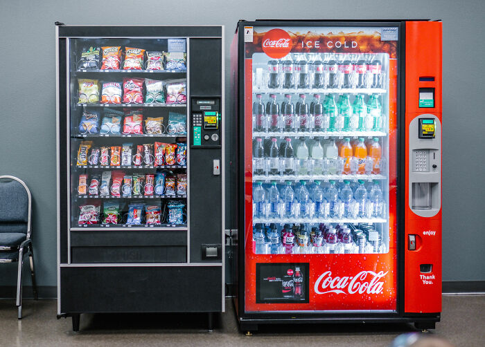 Picture of two vending machines near each other